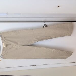 J. Crew Wide-Leg Tan Utility Pants